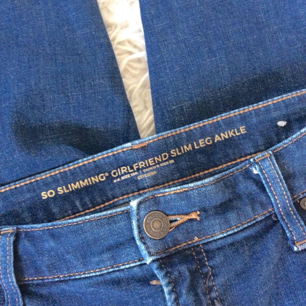 NWOT Chico’s So Slimming Ankle Girlfriend Jeans - Picture 5 of 5